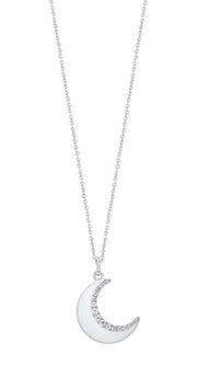 Tipperary Crystal Sterling Crystal Half Moon