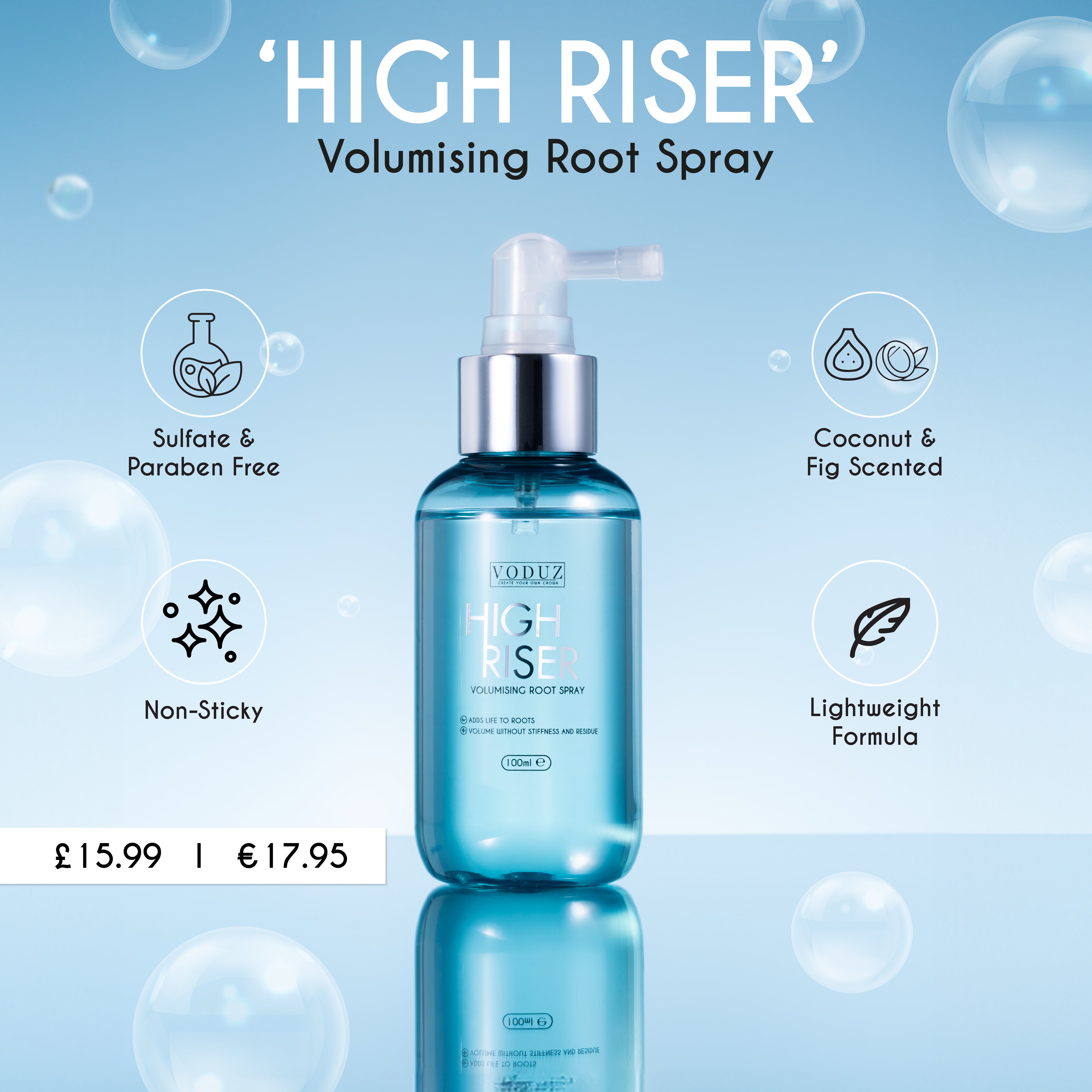 Voduz High Riser Volumising Spray 100ml