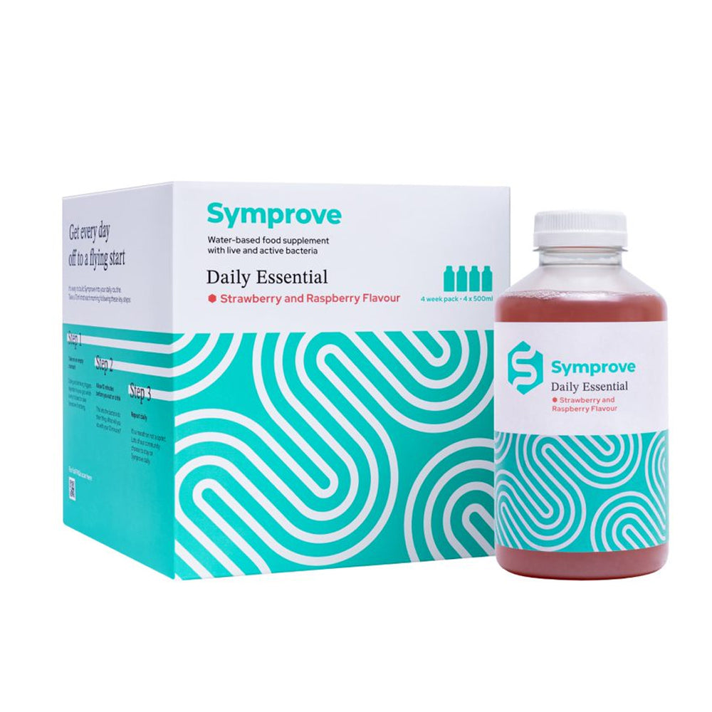 Symprove Strawberry and Raspberry Probiotic 4 week supply (and free gift while stocks last)