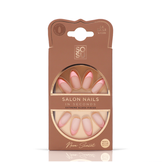 SoSu Salon Nails Neon Sunset