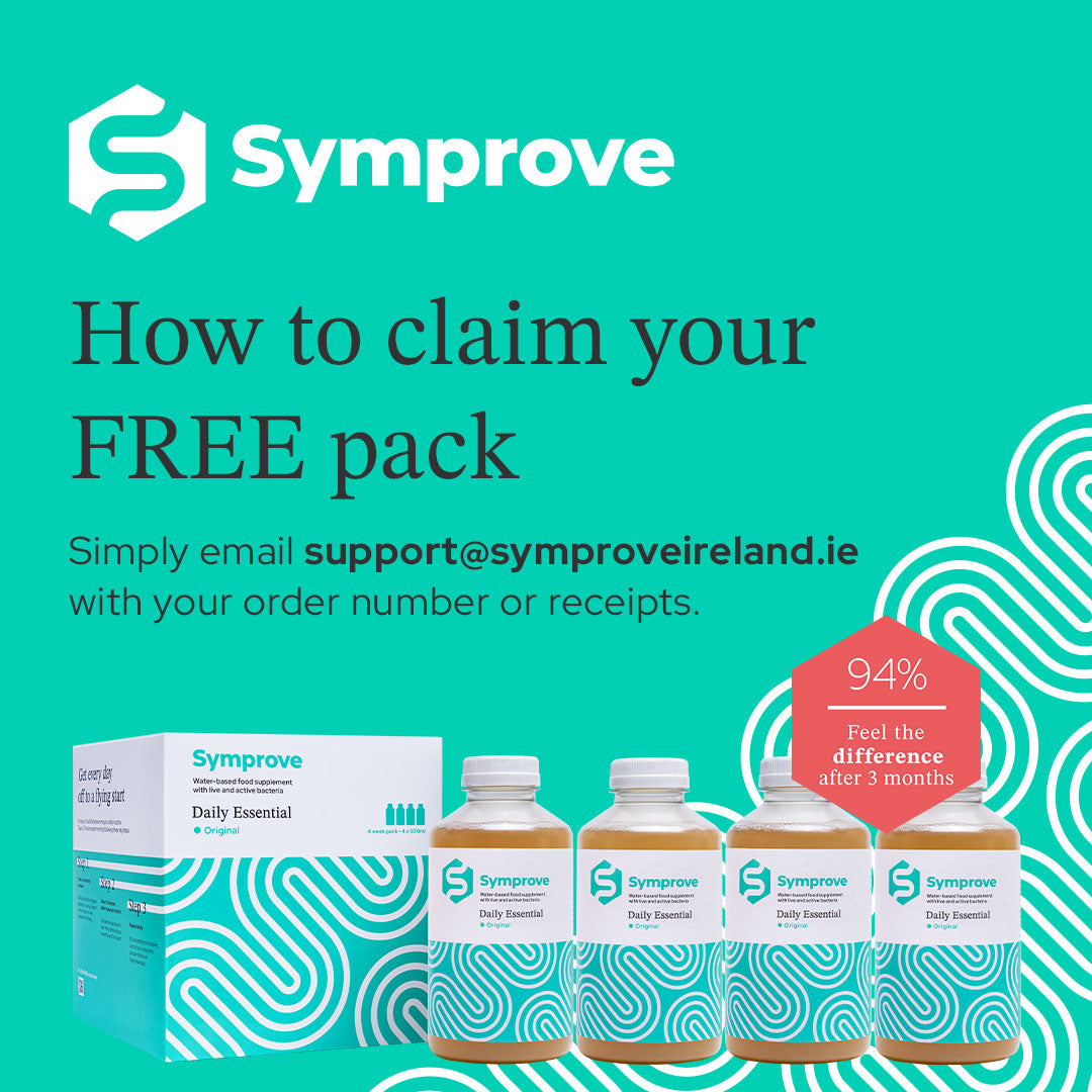 Symprove Strawberry and Raspberry Probiotic 4 week supply (and free gift while stocks last)