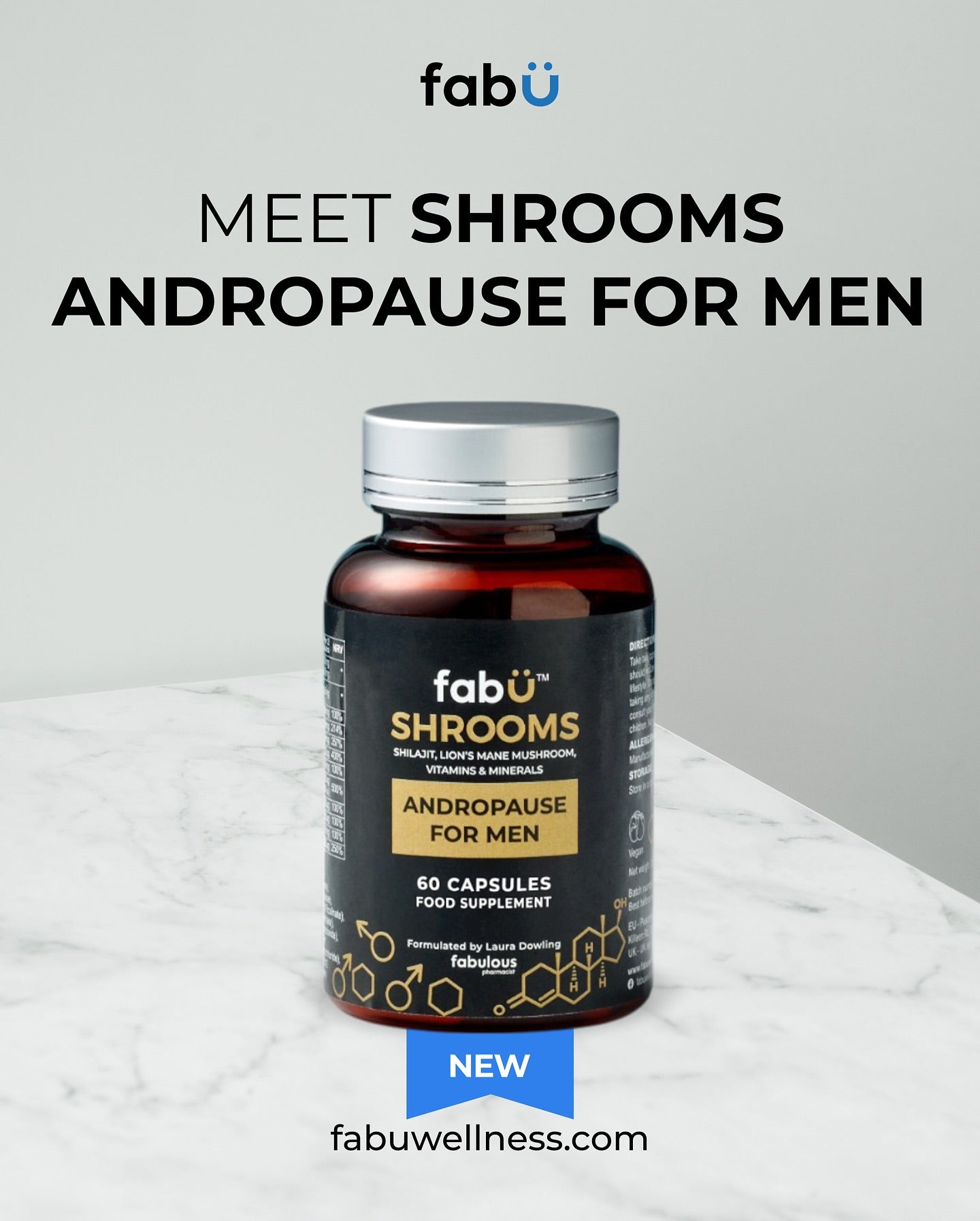 FabÜ Shrooms Andropause for Men