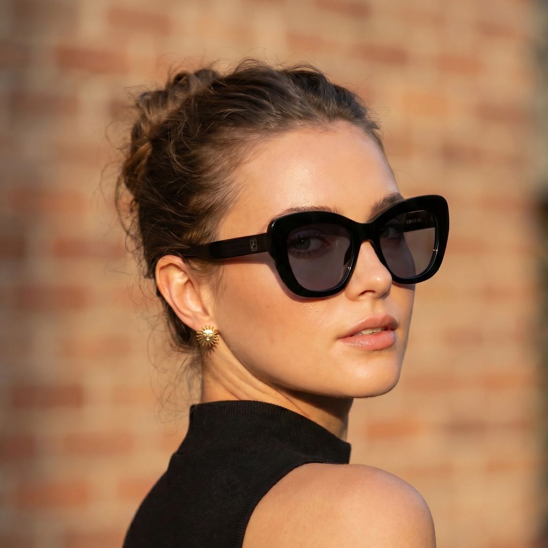 Tipperary Crystal Capri Sunglasses Black