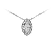 Tipperary Crystal Sterling Silver Pendant