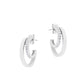 Tipperary Crystal Double Earrings Silver