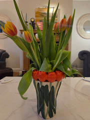Cottage Garden Tulip Vase