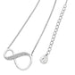 Tipperary Figure 8 Costume Silver Necklace