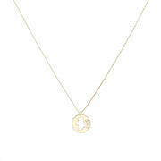 Betty and Biddy Eire Coin Necklace Gold