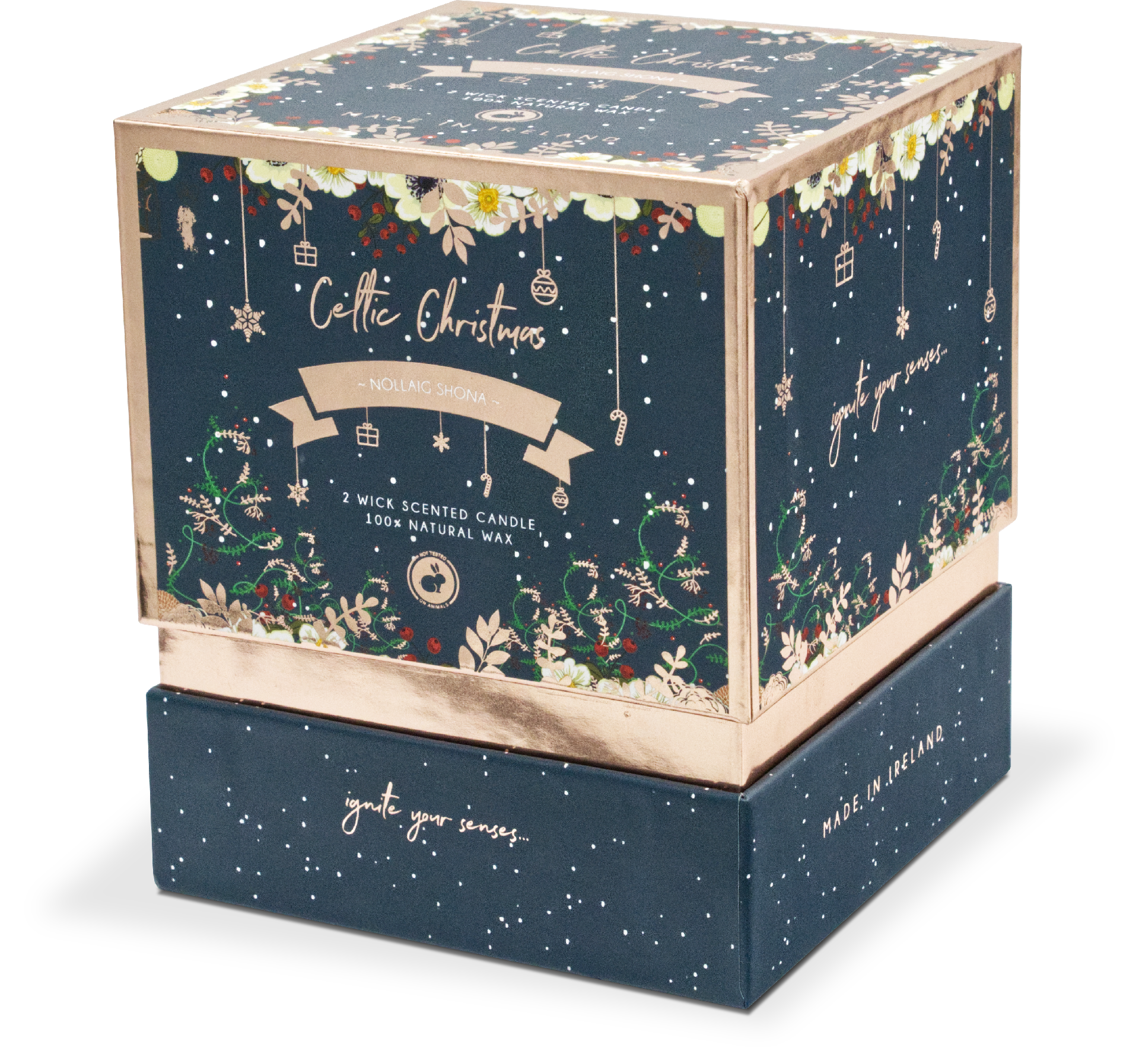 Celtic Christmas Double Wick Nollaig Shona