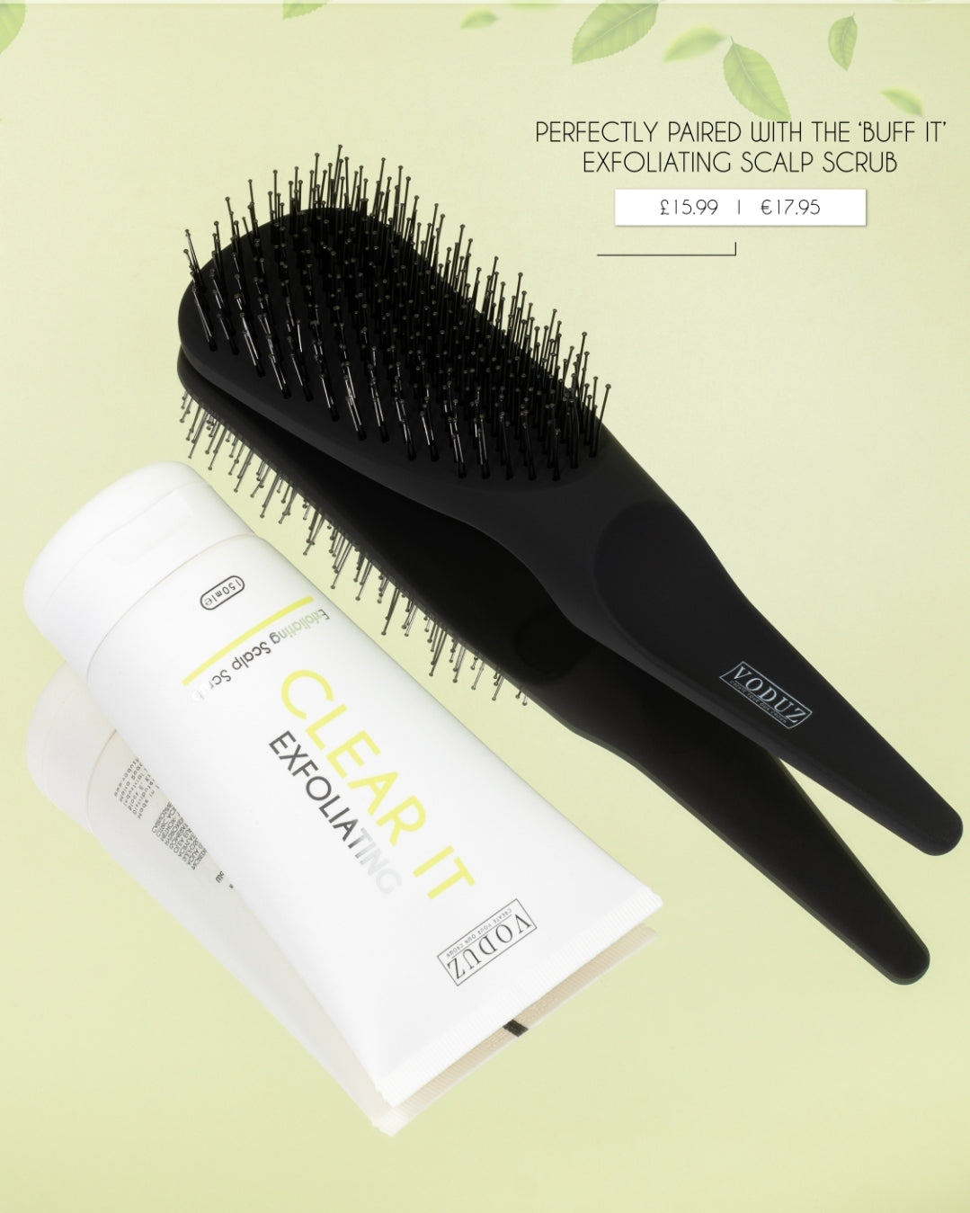 Voduz Exfoliating Shampoo (and free exfoliating brush worth £15.99 while stocks last)