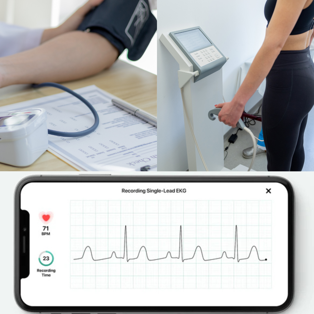 Blood pressure, height, weight, BMI and single lead EKG Check - £10