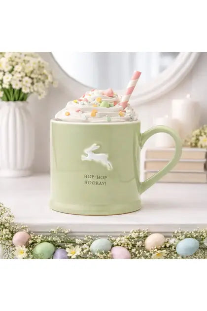 The Eggs-traordinary Hop Hop Hoorah Mug Green