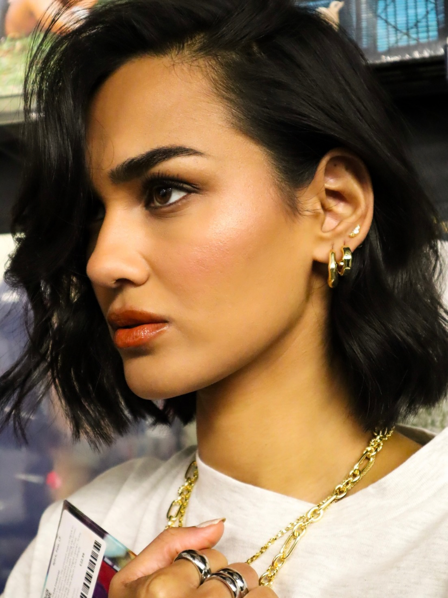 Betty & Biddy Hammered Hoops