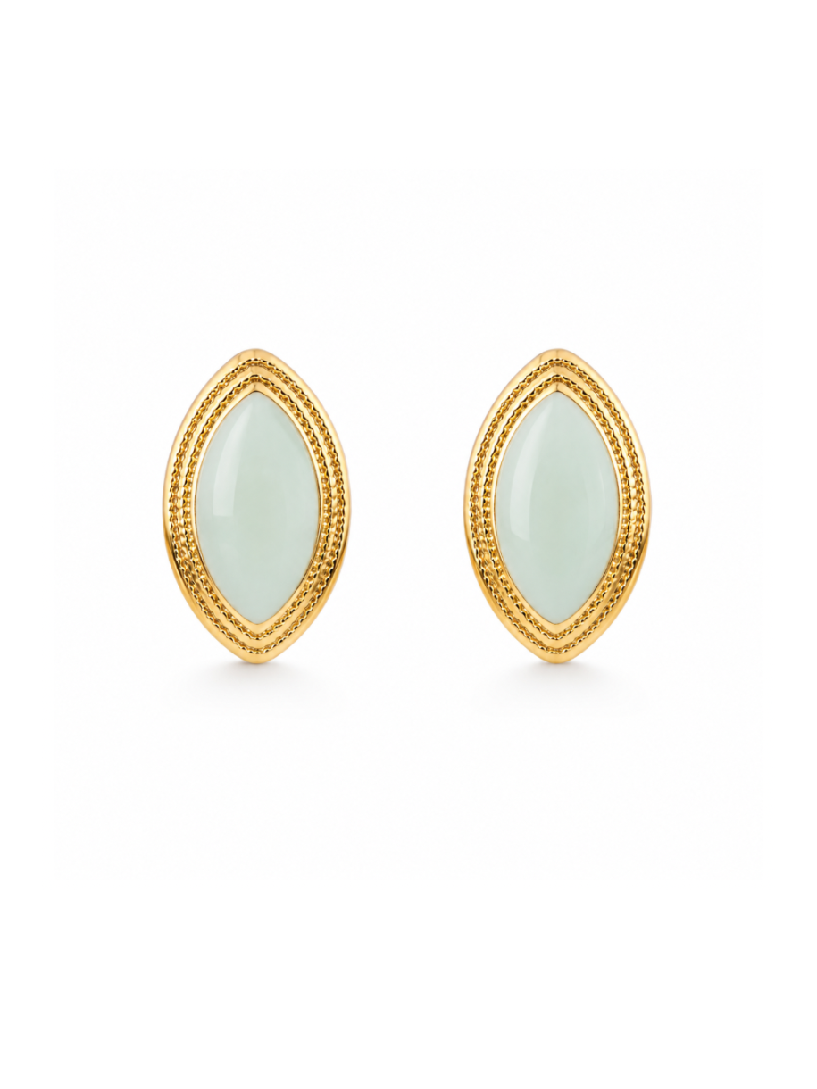 Betty & Biddy Annix Mint Stud Earrings