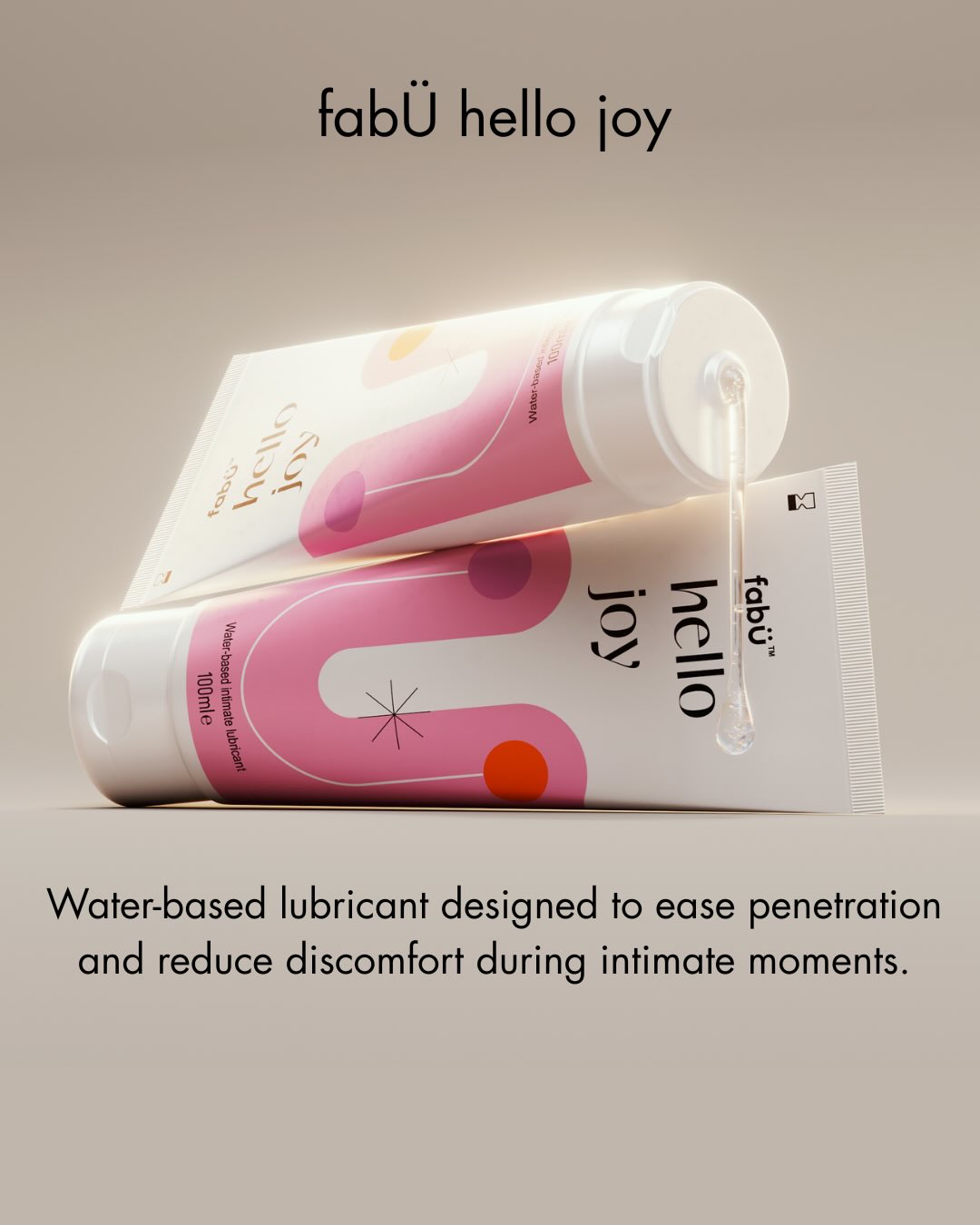 FabU Hello Joy Water Based Lubricant