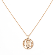 Betty and Biddy Harp Coin Necklace