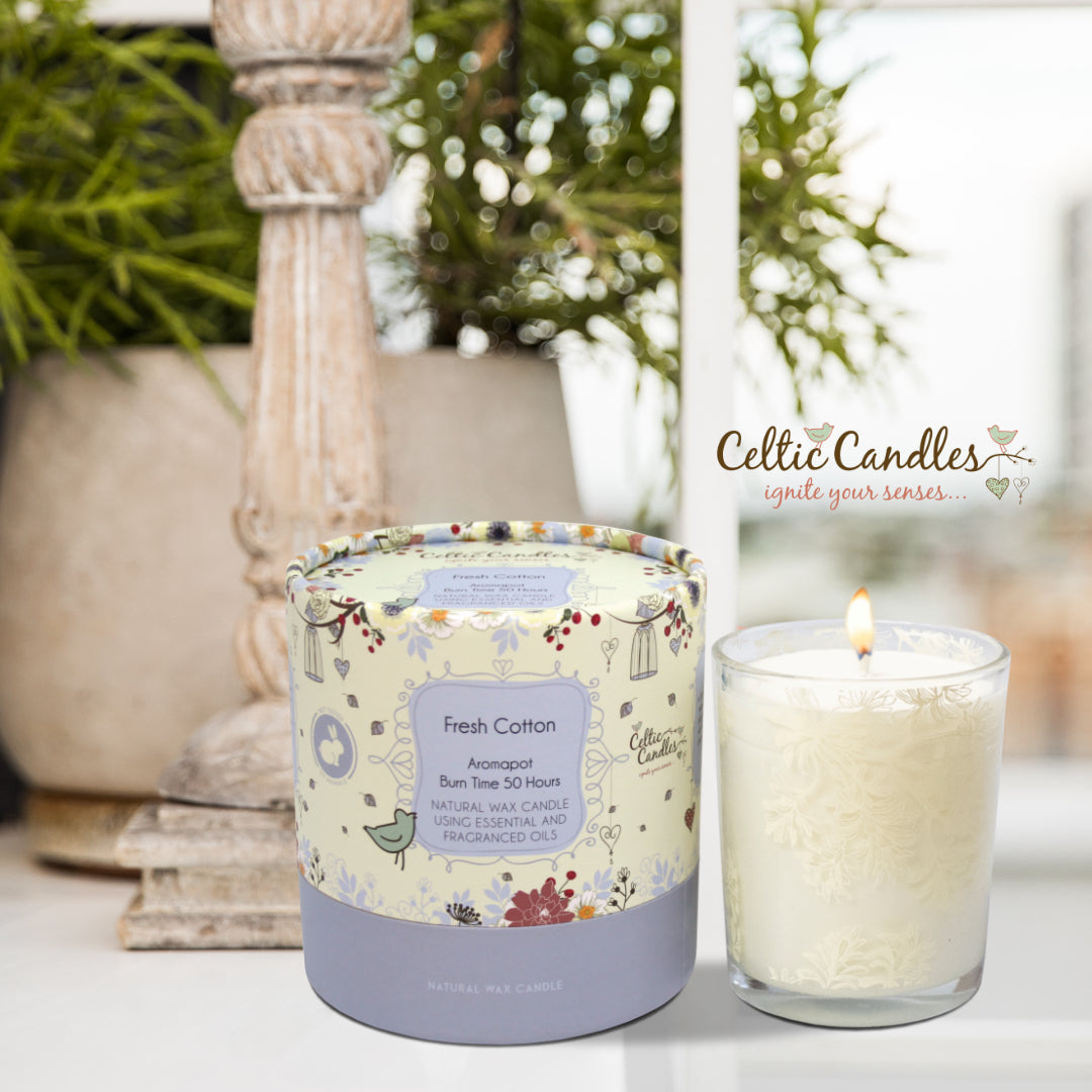 Celtic Candle Botanicals Fresh Cotton Tumbler