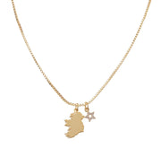 Betty and Biddy Star Éire Map Necklace